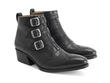 Jack: Women’s Noir Bottillon à trois boucles: Quarter view