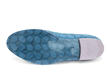 Jacquie Blue/Green Embossed lace-up flat: Sole