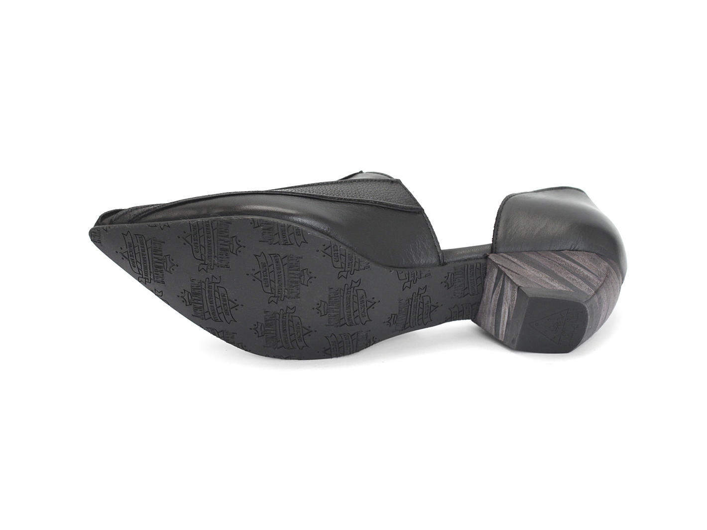 Jessica Noir Pointed Slip-On D'Orsay Shoe: Sole