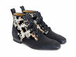 Jimi Noir Fluevog x Jimi Hendrix: Quarter view