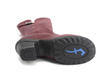 Kanawa Burgundy Slouchy Leather Boot: Sole
