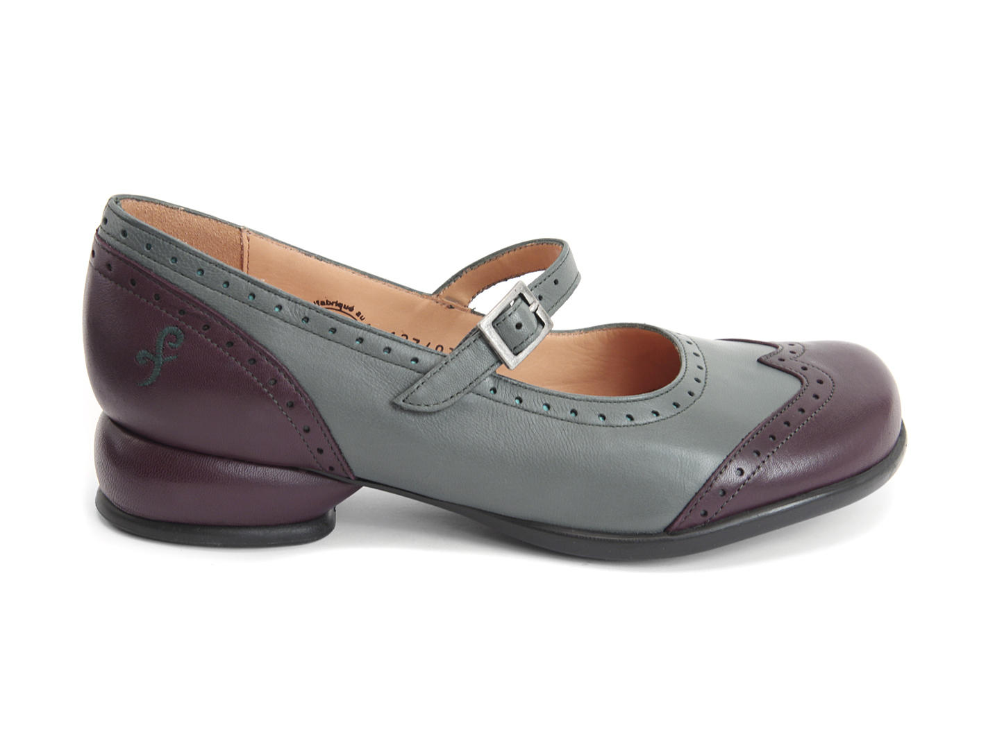 Kathy Sarcelle & violet Low-Heeled Mary jane: Profile outside