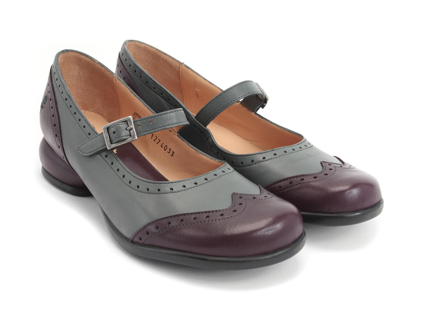Kathy Sarcelle & violet Low-Heeled Mary jane: Quarter view