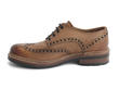 Kennedy Tan Brogued lace-up derby wingtip: Profile inside