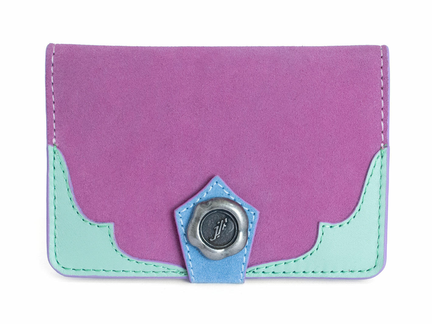 Kiki Wallet Pastel Multi Leather passport wallet