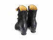 Lakewood Black Buckled Ankle Boots: Back