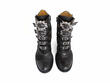 Lakewood Black Buckled Ankle Boots: Front