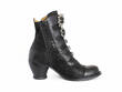 Lakewood Black Buckled Ankle Boots: Profile inside