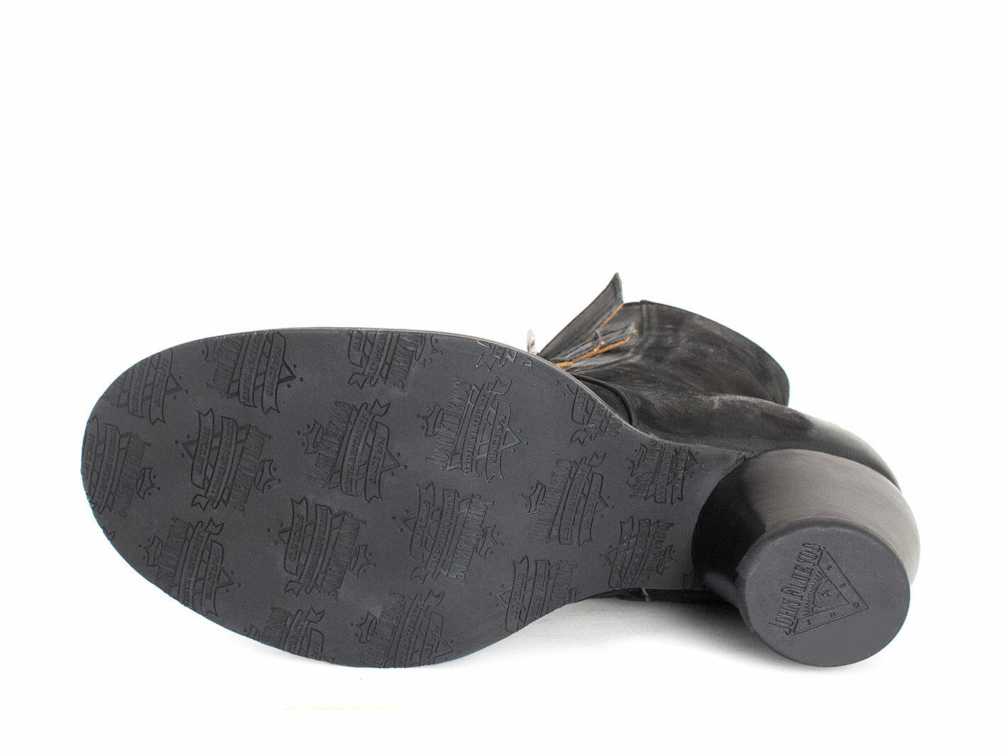 Lakewood Black Buckled Ankle Boots: Sole