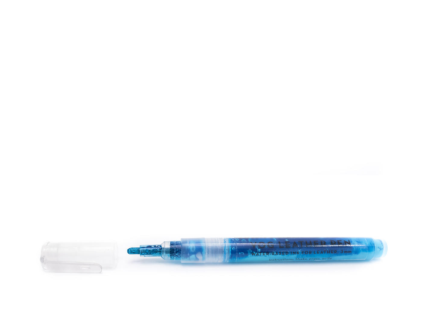 Leather Pen Blue Water-based ink for leather