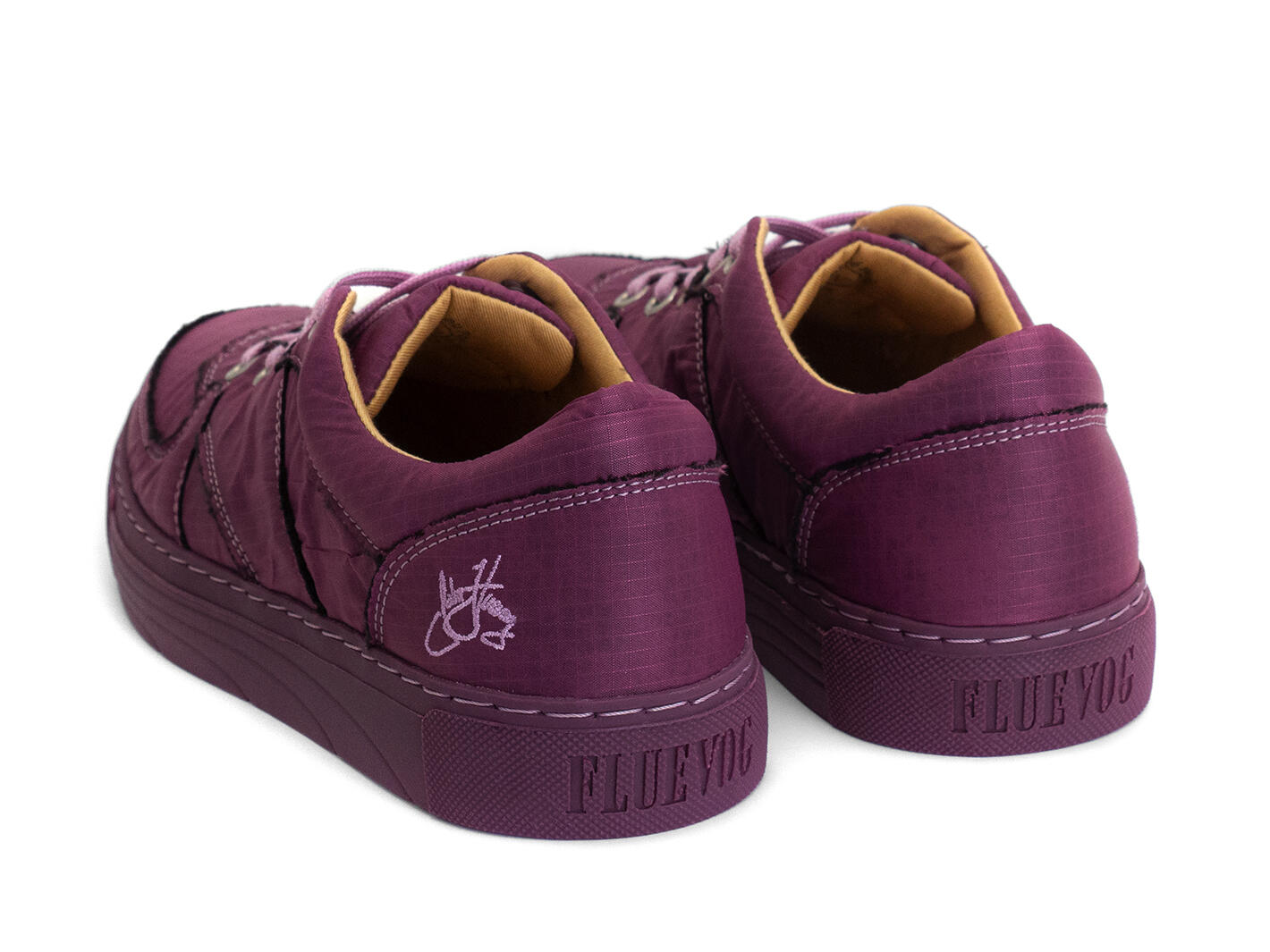 Leeside Violet végane Chaussure de sport lacée: Back