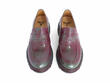 Linggo Purple/Green Leather Loafers with Rubber Soles: Front