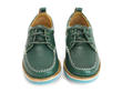 Little Wing Green Boat shoe with wings: Front