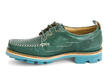 Little Wing Green Boat shoe with wings: Profile inside