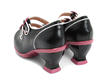 Liz Black Double Buckle Mary Jane Heel