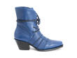 Luana Blue Lace-up ankle boot: Profile outside