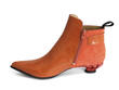 Lucidota Orange Dainty ankle boot: Profile inside
