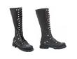 Lucky Stud Black with Beige stitch
