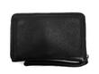 Lulu Wallet Black Leather wristlet