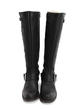 Luna Noir Tall buckled boot