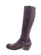 Luna Violet Tall buckled boot