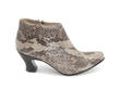 Lynx Brown Snake Low-heeled ankle boot