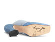 Majesty Blue pony Mule Heels: Sole