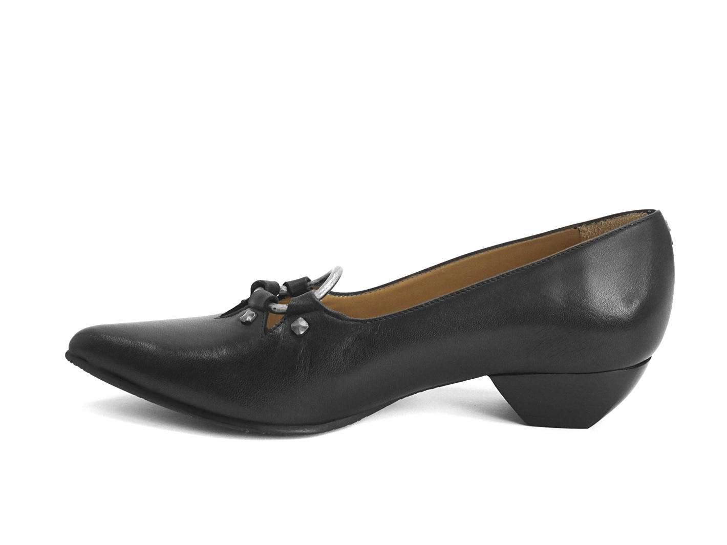 Makena Noir Key ring pump: Profile inside