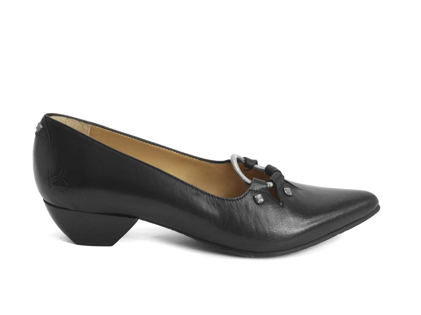 Makena Noir Key ring pump: Profile outside