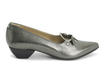 Makena Silver Key ring pump: Profile outside
