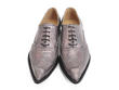 Malvern Silver Bumped toe brogue: Front