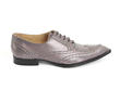 Malvern Silver Bumped toe brogue: Profile outside