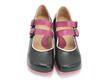 Margie Black & Pink Double-Strapped Mary Jane: Front