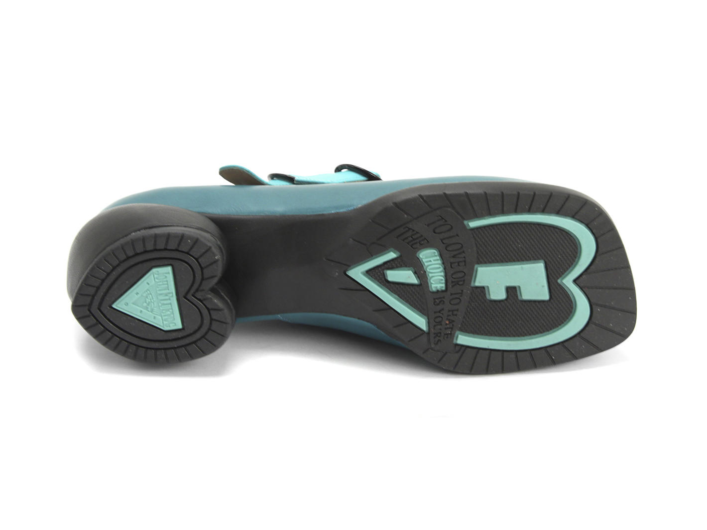Margie Turquoise Double-Strapped Mary Jane: Sole