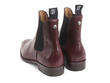 Mariana Burgundy Flat chelsea boot: Back