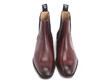 Mariana Burgundy Flat chelsea boot: Front