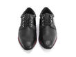 McNally Black/Red Zigzag accent sneaker: Front