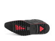 McNally Black/Red Zigzag accent sneaker: Sole