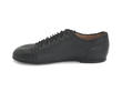Miguel Black Zigzagged Eyelet Leather Shoe: Profile inside