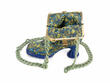Miss Molly Bag Floral Textile Shoe-shaped purse
