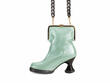 Miss Molly Bag Metallic Green Shoe-shaped purse