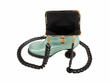 Miss Molly Bag Metallic Green Shoe-shaped purse