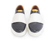 Moving Navy Sneaker with strap: Front