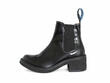 Nap Black/White Crêpe-Soled Chelsea Boots: Profile outside