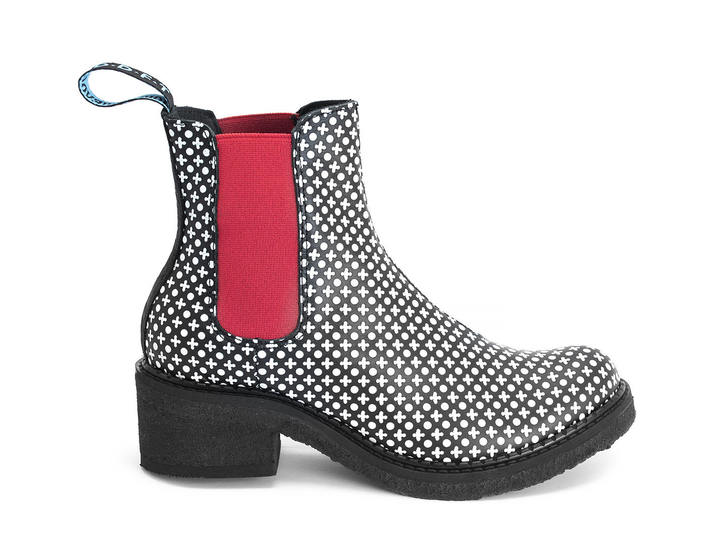 Nap Black xo Crêpe-Soled Chelsea Boots: Profile outside