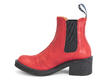 Nap Red Crêpe-Soled Chelsea Boots: Profile inside