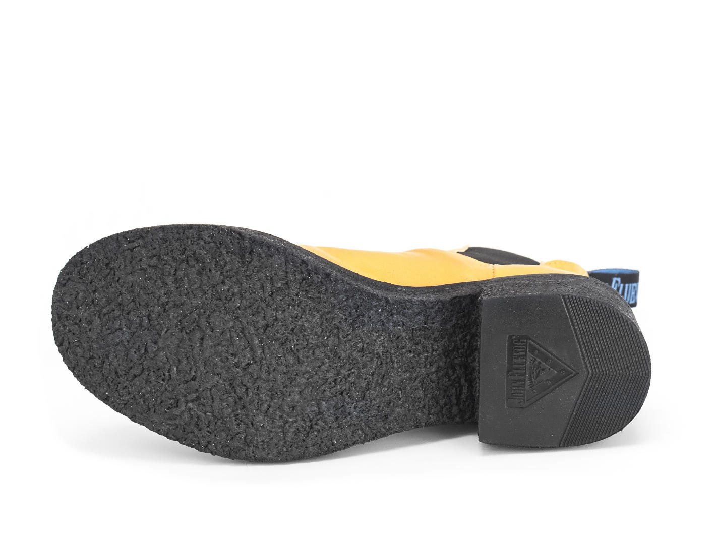 Nap Yellow Crêpe-Soled Chelsea Boots: Sole