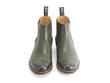 Nathan Green Leather Chelsea Boots: Front