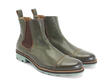 Nathan Green (Light Sole) Leather Chelsea Boots: Quarter view