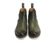 Nathan Vert Avocat Bottine cambrée en cuir: Front